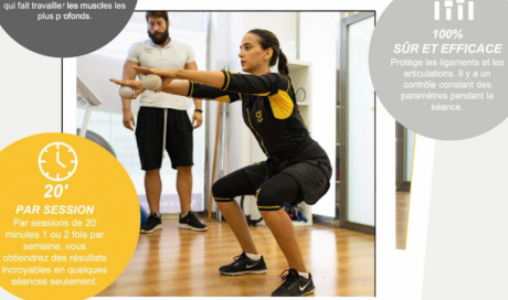 L'éléctrostimulation dans la salle de sport à Annecy Pringy