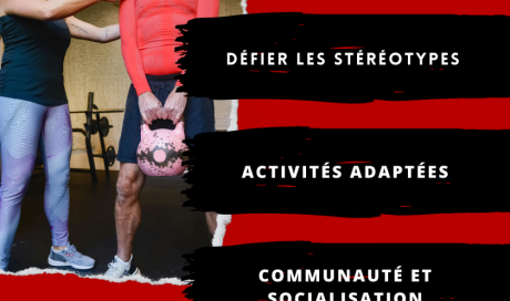 Image d'une personne âgée faisant du sport entraîné par un coach pour améliorer sa posture